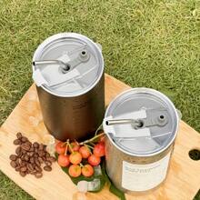 1 Edelstahl Kaffeebecher mit Strohhalm, 600ml vakuumisolierter Becher, auslaufsicherer Reisebecher, doppelwandige Konstruktion, spülmaschinenfest, geeignet für alle Arten von Getränken - perfekt für Thanksgiving, Halloween, Ostern, Kaffee jederzeit und überall, Kaffee Reisebecher
