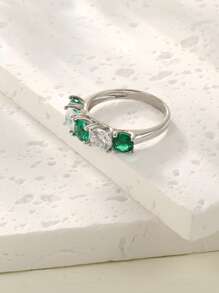 925 Sterling Silver Elegant Finger Ring, Suitable For Daily Wear, Wedding Anniversary Gift, Fashion Quality Ring