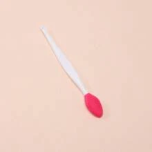 4 Stücke Silikon Lippen- und Nasenreinigungsbürsten | Doppelseitige Exfoliations-Gesichtspflegewerkzeuge für Mitesserentfernung - hautfreundlich, waschbar, farbige Griffe