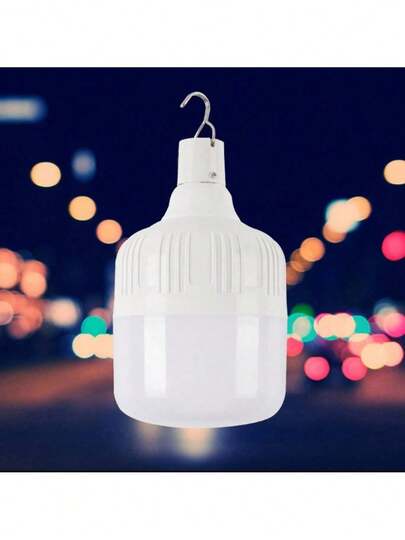 kit 2 Lâmpada Led Iluminação Para Acampamento Camping Pescaria Usb Lampião