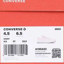 Converse 2025 女款 Chuck Taylor 70S SEASONAL 帆布低帮运动鞋 A13542C