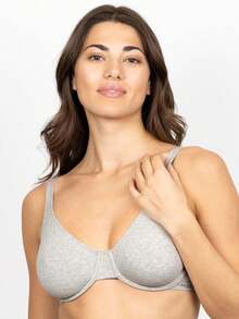 Fruit Of The Loom Women's Unlined Underwire Bra - Cotton & Spandex Blend For Natural Shape And Flexibility