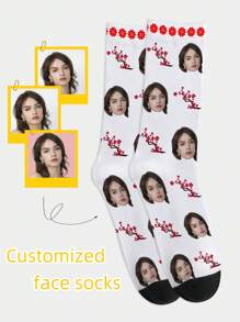 1 par de calcetines personalizados con rostro, Calcetines personalizados para el Día de las Enfermeras, Calcetines impresos personalizados, Calcetines divertidos con rostro personalizado, Calcetines con foto personalizada, Pon cualquier rostro en los calcetines, Regalo de aniversario, Regalo de San Valentín, Regalo de cumpleaños, Regalo de boda, Regalo del Día de la Madre, Regalo del Día del Padre, Regalo para el mejor amigo