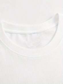 1 Pack Women's White T-Shirt With "Love Has The Name Jesus" Print And Cross Design - Loose Round Neck, Short Sleeve For Casual Summer Wear, Breathable Christian Clothing, Cami - 白色的 - 查看 3