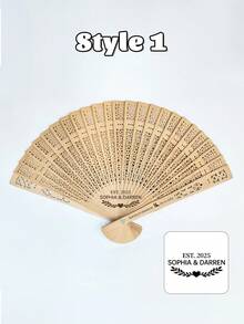 Personalized Wedding Fan Gifts / Wedding Folding Fan / Wedding Valentine's Day / Wedding Accessories / Bride's Personalized Gifts - Multicolor - View 32