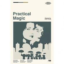1pc Phim kinh dị cổ điển phù thủy thực tế ma thuật áp phích phim retro và bản in nghệ thuật tường hình ảnh vải sơn trang trí phòng nhà khung tùy chọn - Nhiều màu - Xem 39
