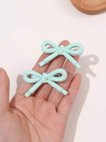 2pcs/4pcs Casual Cute Dotted Bow Hair Clips, Versatile Hair Accessories For Daily Wear Claw Clips Hair Slide Hair Barrettes