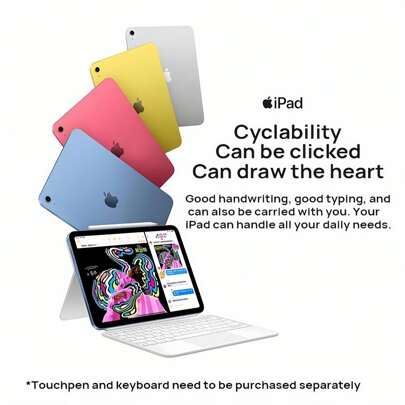 iPad 11 pollici (2025) - A16 Bionic di punta | Display Liquid Retina da 120Hz, fotocamera da 12MP, ricarica rapida USB-C, design ultra sottile