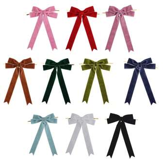 12 piezas, terciopelo, lazos adecuados para bodas, cumpleaños, fiestas en la playa, fiestas de bebés, fiestas de novias, accesorios para bolsas de regalo de agradecimiento