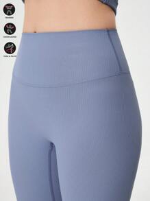 Damen Bauch-kontrollierende hohe Taille Leggings, Yoga Hosen schlank sitzend hohe Taille Kompression Strumpfhosen für Workout