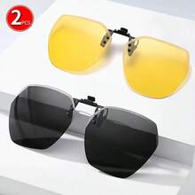 Unisex Retro Clip-On Eyeglasses - Frameless Design, TAC Lenses, Perfect For Parties, Driving, And Casual Wear - Great Gift For Birthday, Holiday, Summer, Valentine's Day, Christmas, Driving Glasses | Funky Design | Eyeglasses Women, Holiday Essentials - Multicolor - View 16