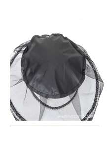 1 pezzo Cappello da pesca da esterno con rete anti-zanzare in nylon staccabile - Copertura traspirante con protezione solare, adatto per uomo e donna, rete anti-insetti per escursionismo e campeggio, compatibile con tutti i cappelli, impermeabile agli insetti | Copricapo ventilato | Rete resistente