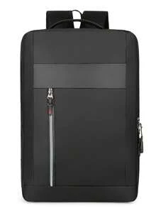 [Large Capacity] Business Laptop Backpack Lightweight Travel Rucksack For Men, New Casual Backpack With Large Capacity, 16 Inches - Black - View 1