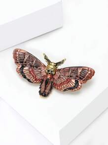 1 pezzo Spilla con motivo falena scheletro per donna, spilla Acherontia Styx, spilla con insetto, per borse, maglioni, cappotti, cappelli, scarpe, abiti, completi, Il Silenzio degli Innocenti, Hannibal