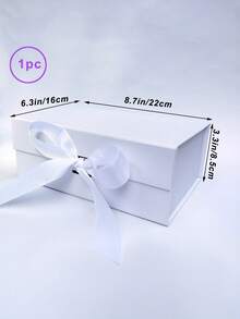Foldable Thick Cardboard Gift Box, Rectangular, Magnetic Lid, With Ribbon, Suitable For Groomsmen Proposal, Wedding, Christmas, Halloween, Birthday Gift Packaging - Multicolor - View 19