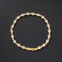 CIREY Pulsera con micro incrustación de circonita, accesorios de muñeca estilo hip hop