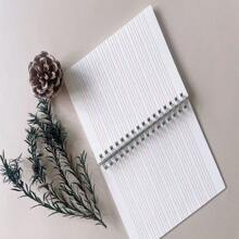 Set de 2 cuadernos portátiles con espiral A6, forrados, de orientación horizontal para la escuela, de vuelta a la escuela