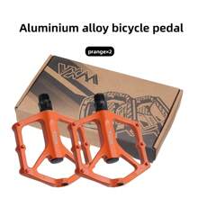 Bicycle Pedal Aluminum Alloy Dual Bearing Axle Mountain Bike Anti-Slip Pedal Lightweight Road Bike Parts