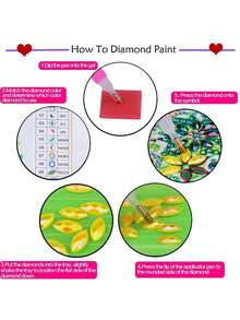 1 pezzo Kit di pittura di diamanti asimmetrica vintage, pittura di diamanti 5D a forma speciale e con cristalli, fai da te, decorazione murale domestica, adatta per soggiorno, camera da letto, studio, corridoio, senza cornice 30cm*30cm