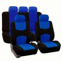 Four Season Universal Seat Cover Car Seat Cover Crescent 9-Piece Set 5-Seat Full Car Flat Seat Cover
