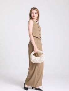 2024 年新款时尚编织手提包、时尚女士手拿包、精致女士晚装包