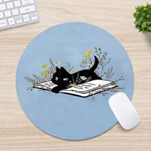 Mouse Pad Pequeno e Fofo com Base de Borracha Antiderrapante, Tapete de Mouse Engraçado Adequado para Mouse de Computador Sem Fio, Escrivaninha, Laptop, Escritório, Decoração Doméstica, Presente de Suprimentos de Escritório Adorável para Mulheres e Meninas