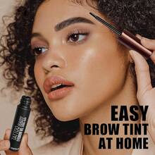 Cilrofelr Tattoo Peel Off Eyebrow Gel Tint, Semi Permanent Tattoo Brow Peel Off Tint Gel, Last Up To 3 Days, Waterproof, Transfer-Proof, Fuller & Defined Looking Brows, Dark Brown (2 Pack) - Dark Brown - View 6