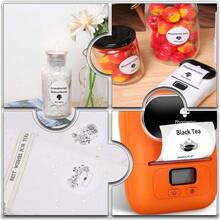 Phomemo 1 Rolle bunte blumenförmige Thermoetiketten, Größe 1,97 Zoll x 1,97 Zoll (50 mm x 50 mm), vielseitige selbstklebende Thermotransfer-Etiketten, geeignet für Kleidungsetiketten, Preisschilder, Kategorieaufkleber, Verpackungsaufkleber, Versandetiketten, Produktetiketten, Zutatenaufkleber - Weiss - Übersicht 3