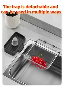 Filtro de pantalla triangular de acero inoxidable para papelera de fregadero, Fregadero de cocina para lavar verduras, restos de comida, Cesta de escurrido de desechos de cocina, Filtro de fregadero de cocina. Vierta los restos en la pantalla. Rejilla de escurrido de restos de acero inoxidable, Pantalla de residuos y filtro de verduras de cuatro esquinas para el fregadero.