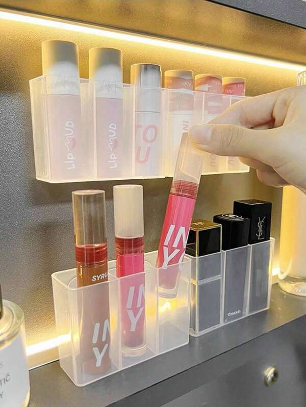 Bandeja organizadora multiusos y transparente para escritorio