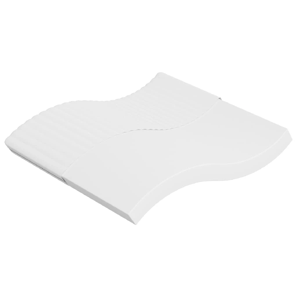 vidaXL Matratze Schaumstoff Mittelweich 180x200 cm