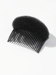 1 Stück Haar Volumen Kamm - Unsichtbarer Wurzellifter, geeignet für hohe Krone, dicke Clip-in Extensions (schwarz/braun), Styling flauschige Einsätze, geeignet für Pony und hohe Dutt, ideal für Hochzeiten, Dates und den täglichen Gebrauch, 3 Sekunden hohe Krone (optische Erhöhung um 3cm), Erste-Hilfe-Artefakt (Retter für fettiges/flaches Haar), Haarklammern, Haarspangen