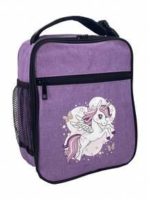 Kids' Cute Butterfly & Dinosaur Pattern Insulated Lunch Bag, Handheld Lunch Box Tote Bag Suitable For Boys & Girls, School, Travel, Picnic, Perfect Gift For Children's Holidays And Birthdays - one-size - View 4