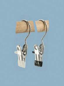 20/10 Pieces Stainless Steel Clothespins, Laundry Clothes Pegs With Hooks, Closet Boot Hangers, Clips With Hooks, Portable Clothespins, Wardrobe Organizer, Multifunctional Single Clip Hangers, Boot Clips, Seamless Hook Fabric Organizer For Pants, Hats, Skirts, Socks, Shoes, Dresses, Pants, Shoes, Jeans, Boots, Skirts