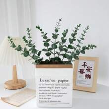 5/10/20/30Pcs Eucalyptus Stems Artificial Plants Faux Eucalyptus Branches Faux Eucalyptus Stem For Home And Office Use Artificial Flower Bouquet Center Piece Wedding Decoration Christmas Decoration