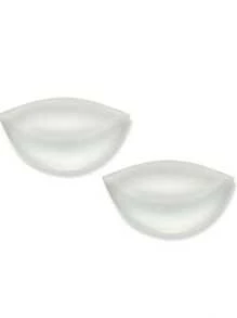 2 Pcs/Set Non-Marking Silicone Bra Pads, Thicken And Support Invisible Bra Pads, Suitable For Underwear, Suitable For Swimwear And Bra Accessories, Soft And Comfortable, Suitable For Home, Outdoor And Sportswear