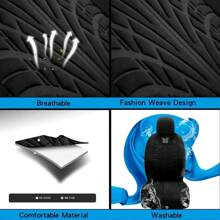 1pc Car Butterfly Hot Stamping Car Seat Cover Four Seasons Universal Car Seat Cover