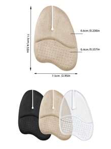 1 Paio di infradito unisex in silicone trasparente con suola interna con perline massaggianti antiscivolo, sandali/infradito con cuscinetto regolabile, ammortizzazione degli urti, ritagliabili