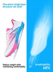 sonic cat 1 Pair Cat Professional Sports Shoes For Men And Women, Daily Training, Competition, 7-Pin Slip Resistant Black Mesh Low-Top Full Sole Carbon Board Outdoor Running Triple Jump Spiked Shoes