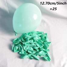 MZYI.LINGER 25 Stücke Macaron-Ballons aus weichen Süßigkeiten (5 Zoll), süße bunte Mini-Ballons, geeignet für Geburtstagsfeiern, Hochzeitsfeiern, Heimdekoration, Partyzubehör, Weihnachtsdekoration, Valentinstagsdekoration