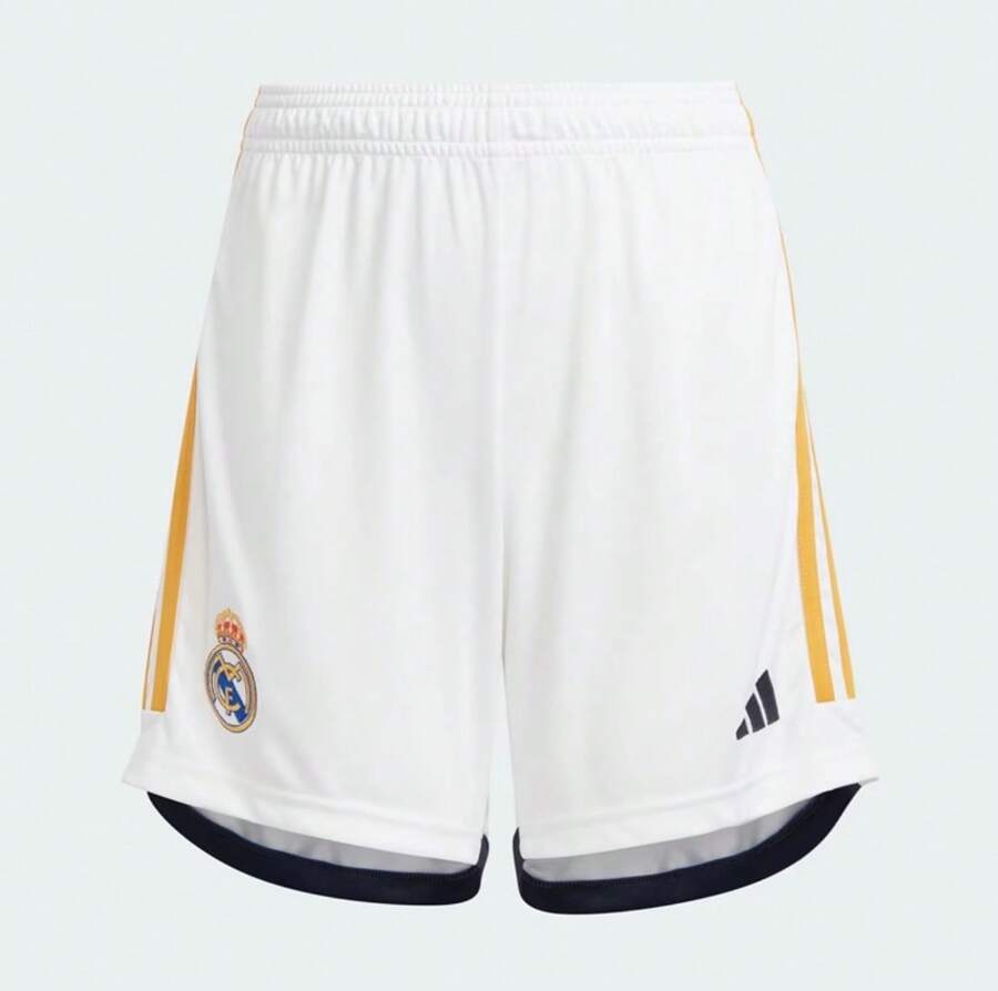 Adidas 皇马球迷版休闲训练运动短裤 - 白色 - 查看 1