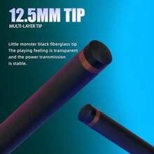 Little Monster BD Carbon Fiber Pool Cue Stick12.5mm Low Deflection Shaft Billiard Cue Sticks Pool Table Sticks Queue - As Pic - View 4