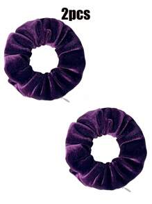 5 pezzi/3 pezzi/1 pezzo, Elastici per capelli neri creativi con strato nascosto, porta monete e chiavi, accessorio portatile con tasca segreta per chiavi, contanti, auricolari, articoli da viaggio, vacanze, ritorno a scuola, vacanze, estate, casa, regalo, festival