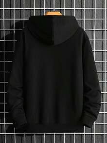 Conjunto Moletom NY Blusa Canguru New York E Calça Slim Abrigo De Frio Agasalho Quente Casaco Moleton Inverno - Preto - Visão 4