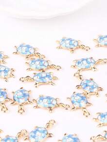 10pcs/Pack Cute Turtle Pendant Accessories For DIY Jewelry Making, Necklace, Bracelet, Earrings - Turtle - View 10
