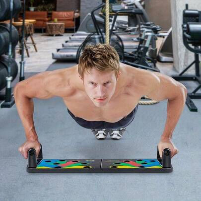 Push Up Rack Board 14 In1 Push Up Rack Board Fitness Workout Train Gym Muscle Exercise Pushup Stand