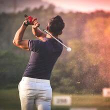 Retractable Golf Training Aid Practical Golf Swing Tempo Trainer Black - Black - View 4