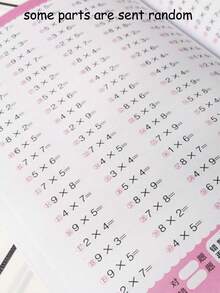 1 乘法表练习册：99 道乘除法练习题 - 帮助记忆乘法表（部分内容随机发送），学校，学生，文具，学习用品，螺旋笔记本，儿童书桌，作业，儿童玩具，学习用品，玩具，儿童玩具，玩具，数学，数学，学习用品，儿童玩具