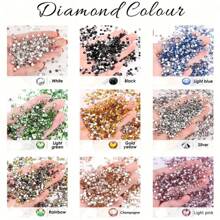 1 Peça Presilha de Cabelo com Strass Personalizável de Face Única - Acessório de Cabelo Retangular Personalizado, Presilha de Cabelo com Strass Elegante para Mulheres, Presente de Princesa (Médio, 3 Cores: Branco, Rosa Claro, Rosa), Presilha de Cabelo Decorativa