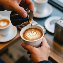 12 Oz Disposable Paper Coffee Cups [300 Pack], White Hot Coffee Cups 12 Oz, Thickened Design For Cafes, Bistros, Parties, And Events-Yl - 100 Count-white - View 2